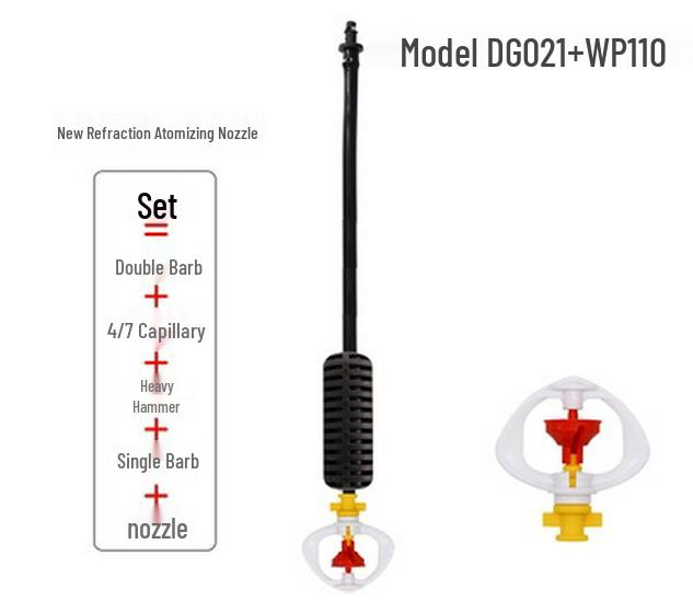 Eco-Friendly Inverted Micro Sprinkler: Hanging Atomizing Anti-Drip Rotating Water Sprayer for Greenhouses