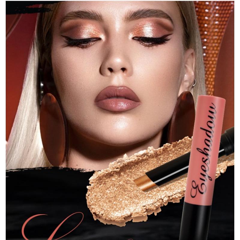 MLSMILE Lipstick Eyeshadow Stick Lazy Eye Makeup Waterproof Non-smudging Pearlescent Eyeshadow Aegyo Sal Pen