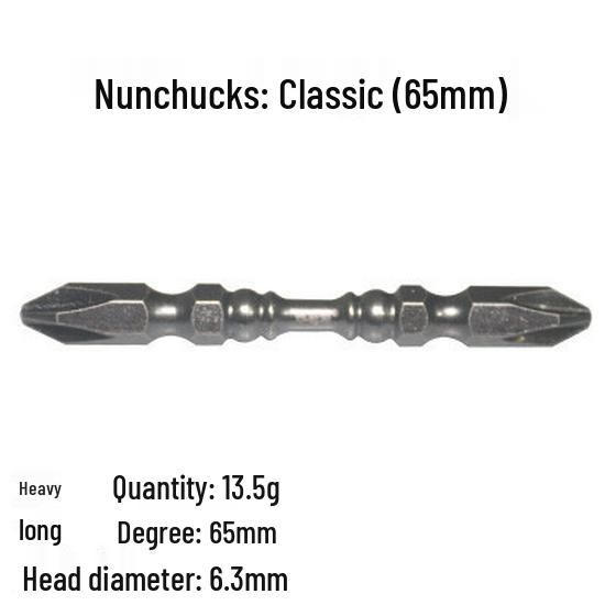 Universal Flexible Shaft Electric Screwdriver with Magnetic Double-Headed Cross Bits