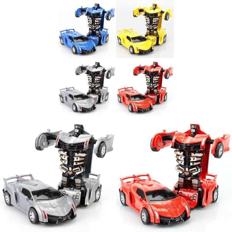 Premium Quality Transforming Collision Car For Children Ideal Gift In Bright Colors