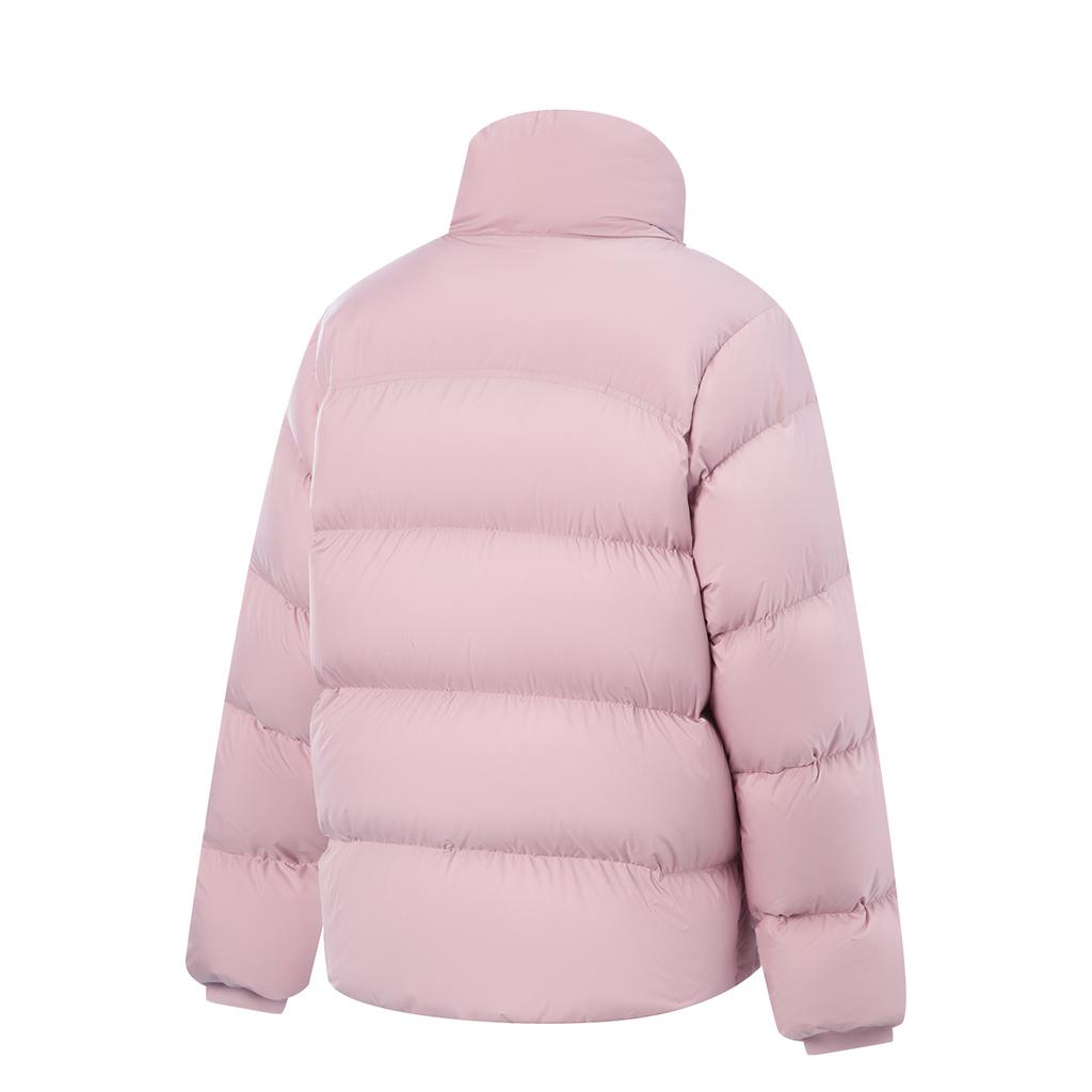 Li Ning 3D Stehkragen Logo Reißverschluss Kurze Daunenjacke Damen Oberbekleidung AYMV186-7