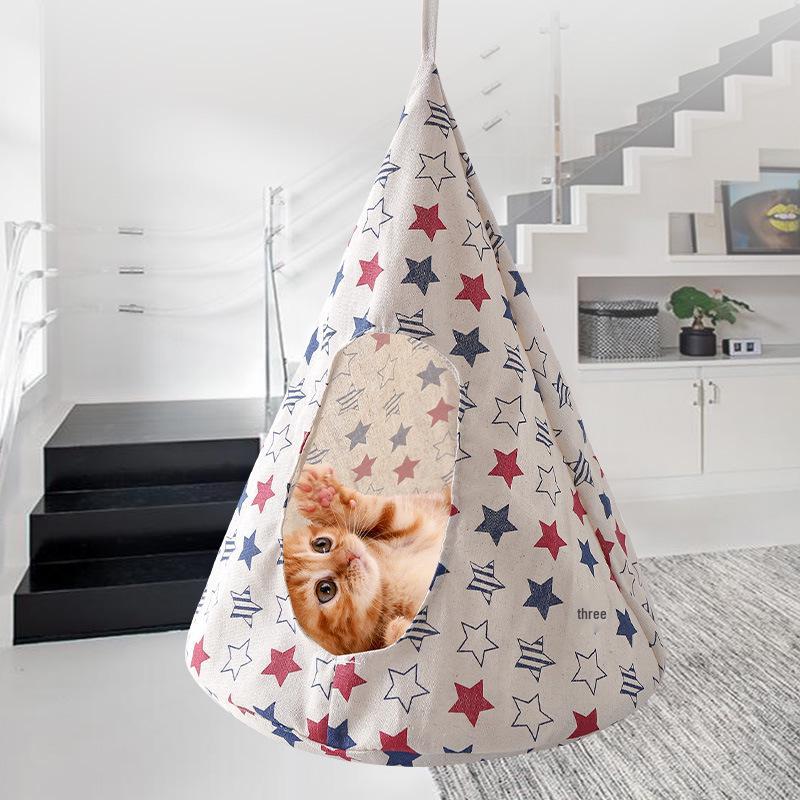 Breathable Cat Hammock Hanging Basket Bed