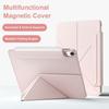 For Samsung Galaxy Z TriFold 5G Magnetic Phone Case Fine Grid Texture Leather Cover with 360