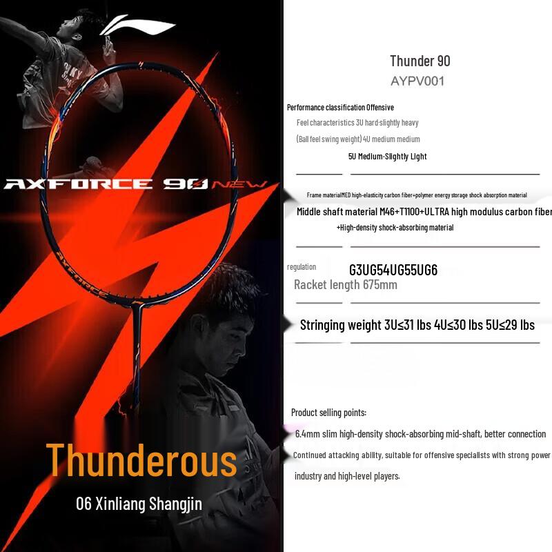 Li-Ning Thunder 90 NEW Badminton Racket