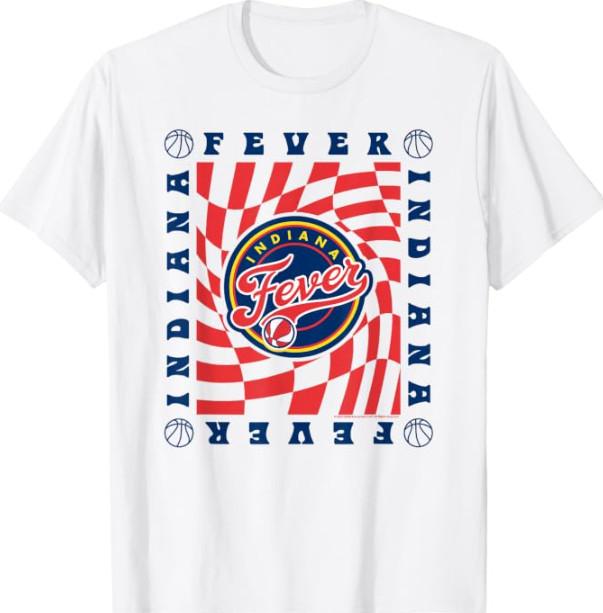 Fever Retro Wavy Checkerboard T-Shirt
