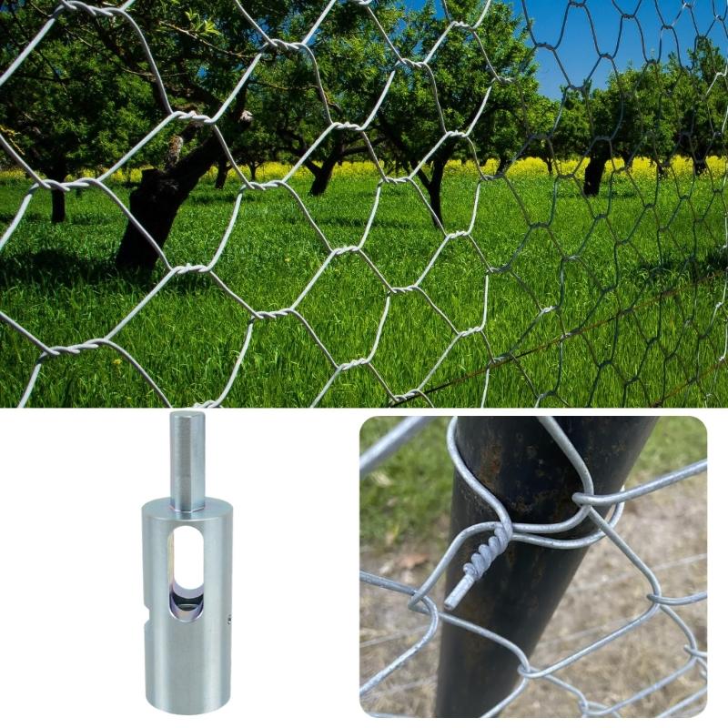 Drill Chuck Tool for 9 Gauges Twist Ties Twist Fence Tool Metal Fence Ties Drill Chuck Twist Ties Tool for Fixing Chain