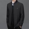 Men's Business Jacket Stand Up Collar Jacket Men's Loose Casual Jacket
