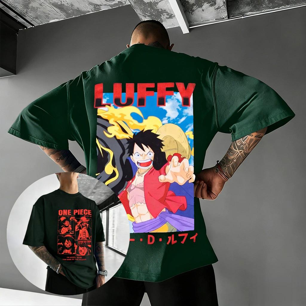 One Piece Luffy Anime Graphic T Shirt Men Women Oversized Vintage Short Sleeve Tee Tops Summer Y2k Streetwear Casual 2026 New