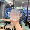 Simple Transparent Glass Mug Personality Glacier Water Cup Coffee Cup Milk Cup Mug Afternoon Tea