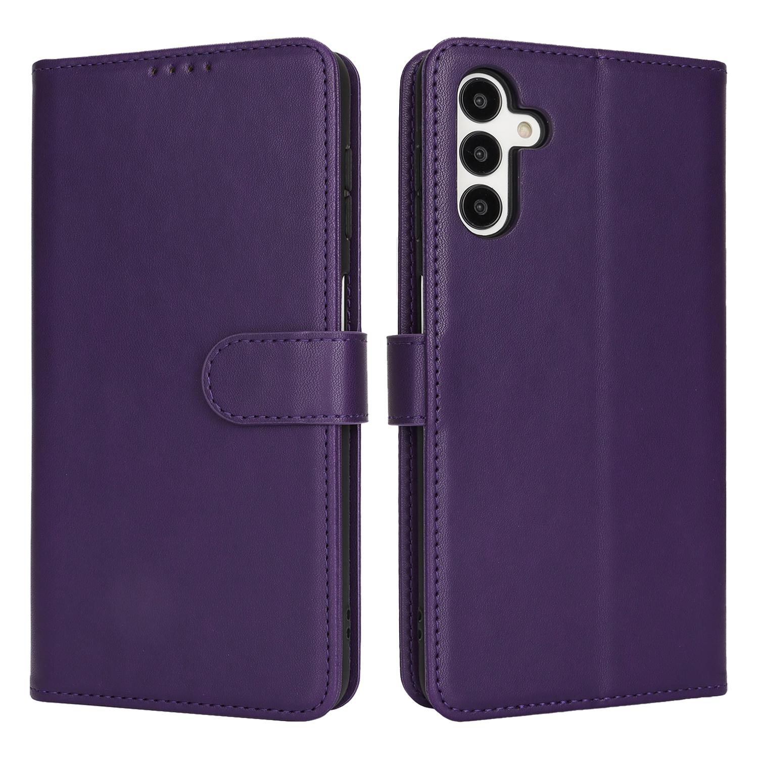 

For Samsung Galaxy A54 5G Stand Case Shockproof Leather Wallet Phone Cover Dark Purple