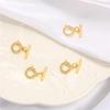 18k Gold-Plated OT Clasp & Connector for Crystal Pearl Necklace and Bracelet DIY Jewelry