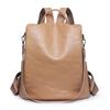 Large capacity backpack, premium women's backpack, fashion letter backpack, versatile soft leather leisure travel bag, new