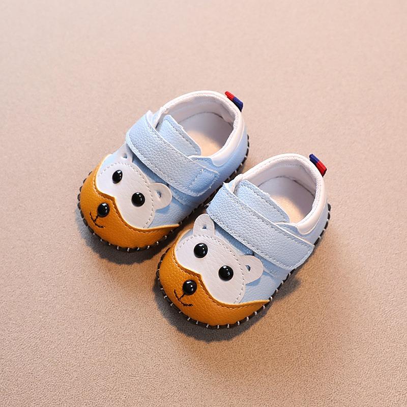 

Spring/Autumn Style Baby Wrapped Shoes, Soft-Soled Unisex Infant Shoes, Pre-Walking Shoes for Boys and Girls, Small Leather Pre-Walking Shoes. 13 синий