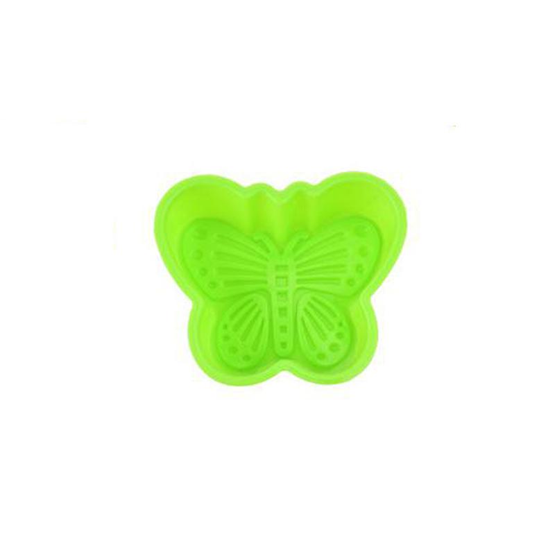 

Силиконовая форма для торта в форме бабочки, чашка Mafen, форма для пудинга, яичного тарта, форма для торта, многоразовый кухонный инструмент для выпечки зелёный