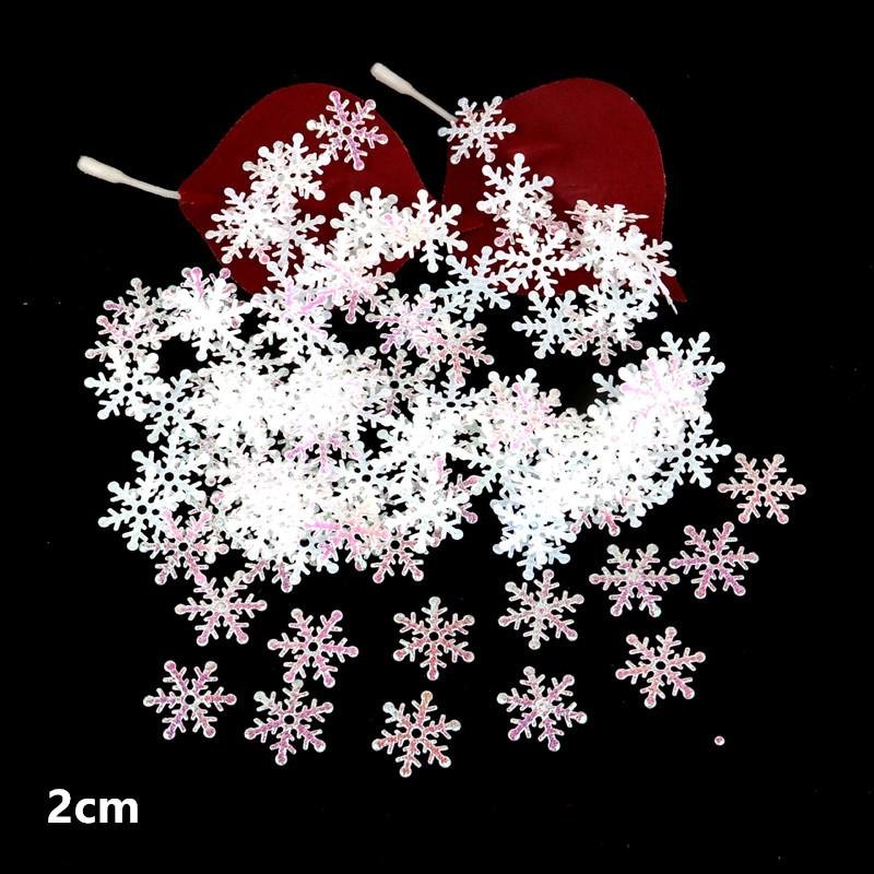 300pcs Winter Christmas Snowflake Flakes, Throwing Paper Scraps At Parties For Wedding Birthday Holiday Party