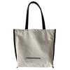 New Canvas Bag Women Shoulder Simple Letter Literary Tote Shopping Book Bag