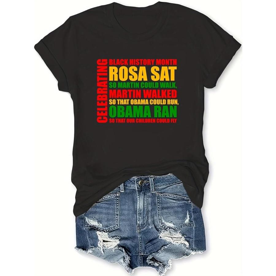 Black History Graphic tees Plus Size Women Tops Magic Fashion Afro American Natural Hair Vintage Melanin T-Shirts S