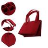 Felt Wine Carriers Bag Safely Holds 6 Bottles Wine With Secure Divider And Ergonomic Handles For Wine Champagne Bear
