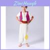 Aladdin Kostüm für Kinder Magisches Prinzen Outfit aus Bambusfaser für Bühnenauftritte