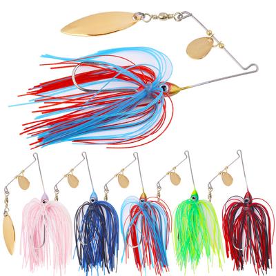 Isca spinner isca de pesca de baixo isca de pesca chatterbait kit de pesca wobblers para pesca de baixo equipamento 11g