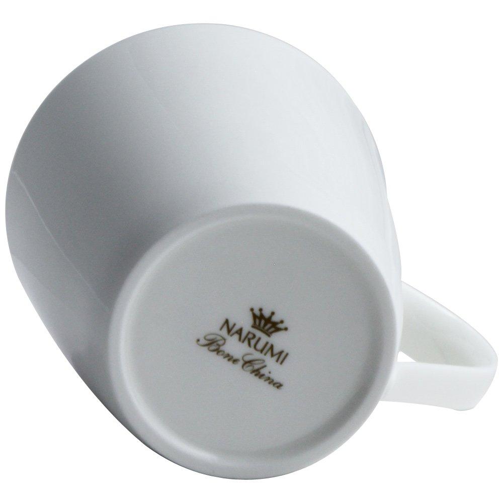 NARUMI Stili Semplice e Facile Perfetto per Matrimoni e Microonde e Lavastoviglie Fatto in Scatola Regalo e Prodotto Regalo Tazza, 290cc, Bianco, Uso,