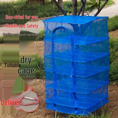 Round Folding Fly-Proof Drying Net Cage for Vegetables and Dried Goods