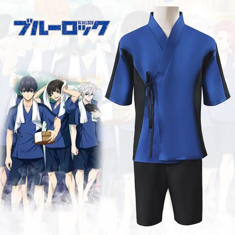 Bathrobe Lock Blue Cosplay Isagi Yoichi Ness Kaiser Kurona Sport Suit Top Gift