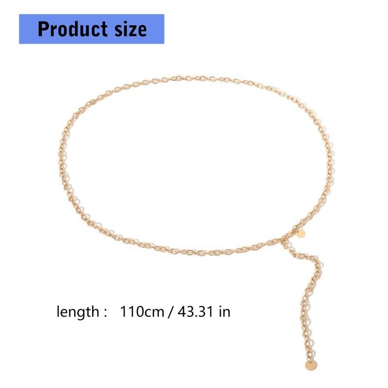 Versatile Single Layer Waist Chain Sequins and Pendant Accessory Perfect for Parties Event or Daily Wear Shows Elegantly