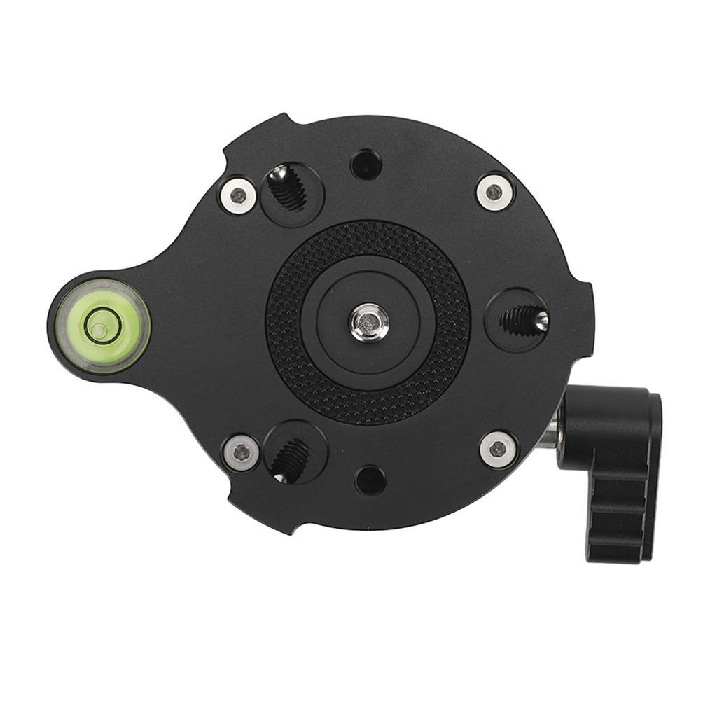 Stativkopf Nivellierbasis Kamera-Nivellierer Stativ-Nivellierbasis Halbkugel mit versetzter Wasserwaage