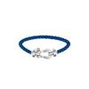 Pulsera de Oro V Full Diamond Cuerda Roja de Herradura de 8 Caracteres Cuerda de Mano de Alambre de Acero