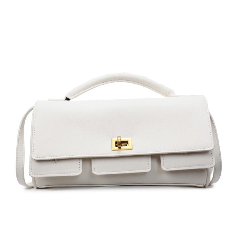 New Fashion Versatile Handbag Women's Solid Color Versatile Shoulder Crossbody Bag