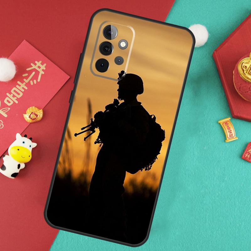 Camo Military Army Case For Samsung Galaxy A34 A54 A14 A15 A25 A35 A55 A53 A33 A13 A52 A32 A12 A51 A71 Cover