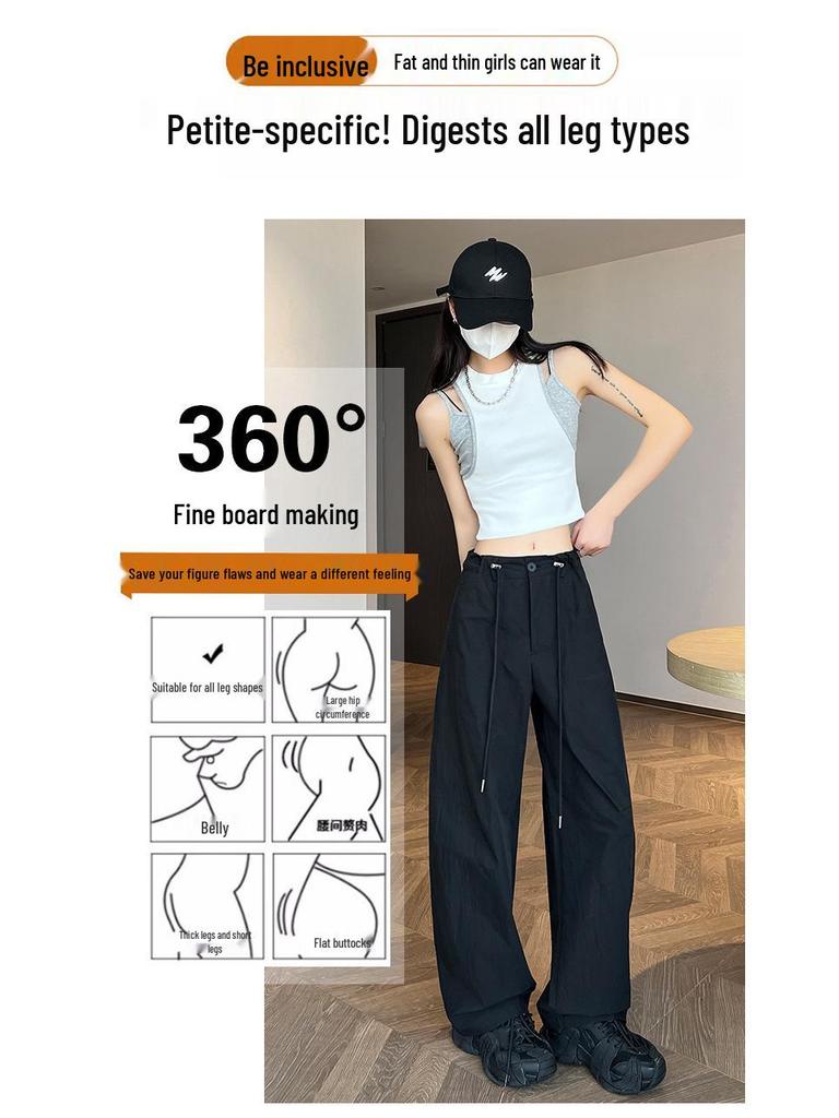 2026 Quick-Dry Women's Paratrooper Scythe Pants - Wide-Leg, Deconstructed Spring Summer Workwear
