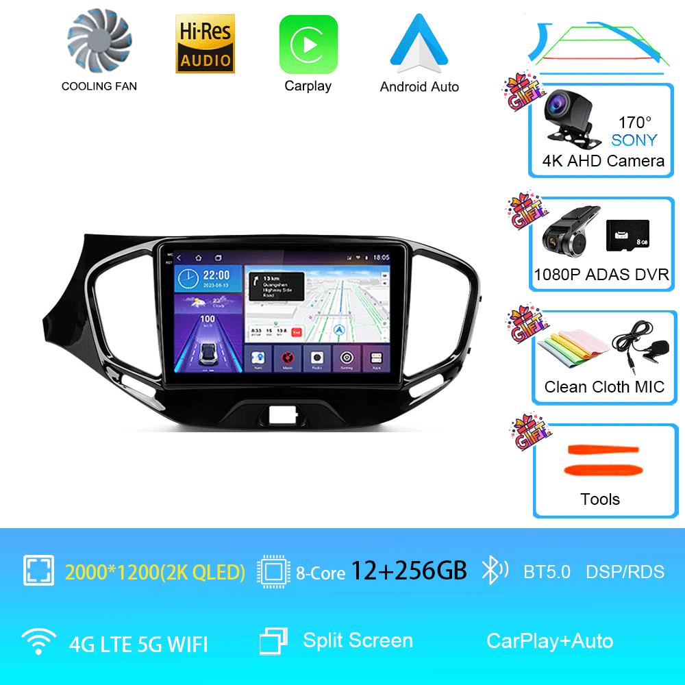 Car Radio Android 14 Carplay Wifi 4G For LADA Vesta Cross Sport 2015 - 2020 Multimedia Video Player Navigation GPS Stereo Auto