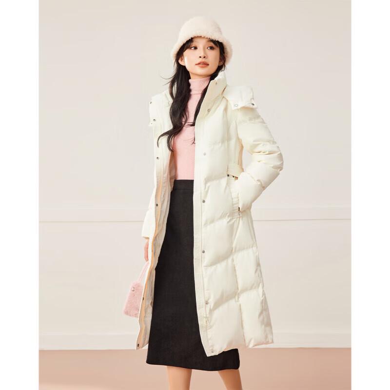 IEF 2024 Winter Fashion Slimming Long Down Jacket