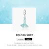 WOSTU Warm Fishtail Skirt Charm Fit Original Bracelets & Bangle 925 Sterling Silver CZ Fine Jewelry Make Gift
