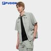 FILA FUSION Men's Casual Loose Short Sleeve Shirt