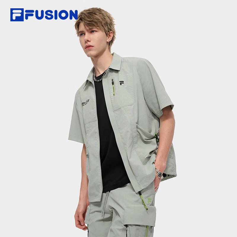 FILA FUSION Men's Casual Loose Short Sleeve Shirt