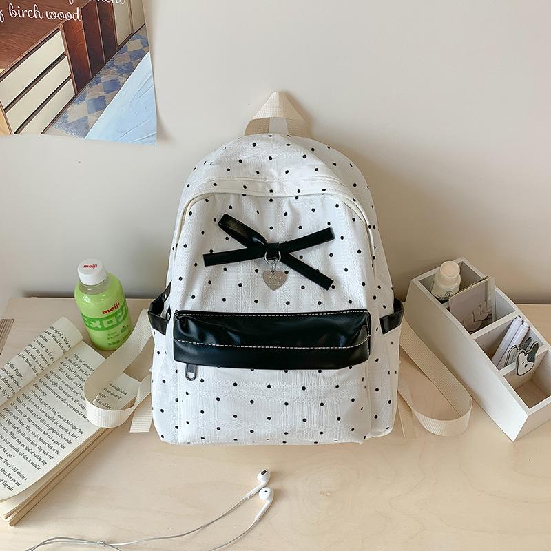 Schoolbag Gentle Lace Design Girl Heart Small Backpack Korean School Bag Elementary School Class Backpack Girlfriend Travel Back