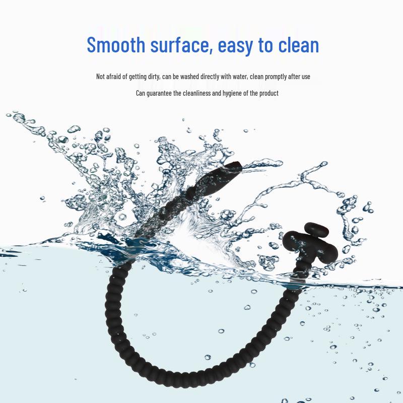 Threaded Silicone Catheter for Men, Urethral Stimulation, SM Play