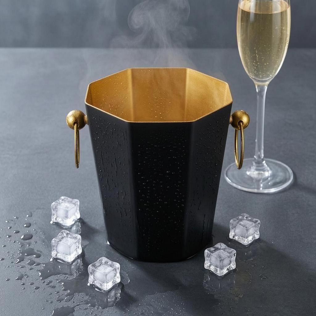5 L Ice Pail Thickened Stainless Steel Food-Grade