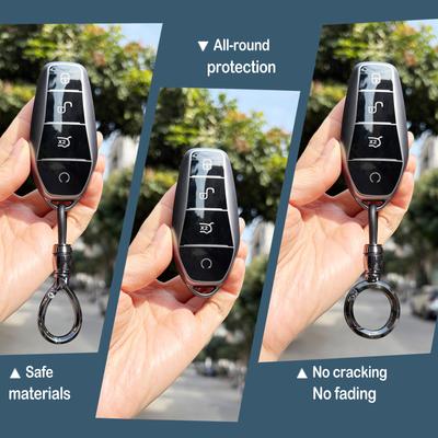 Soft Tpu Car Key Case For Byd Atto 3 E7 Destroyer King Han L Sea Lion Seal Qin L Dm-I Tang Dolphin Qin Plus Keychain Holder