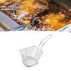 Deep Fry Basket Stainless Steel Mesh Basket with Handle Easy Clean Large Capacity Fry Cooking Tool