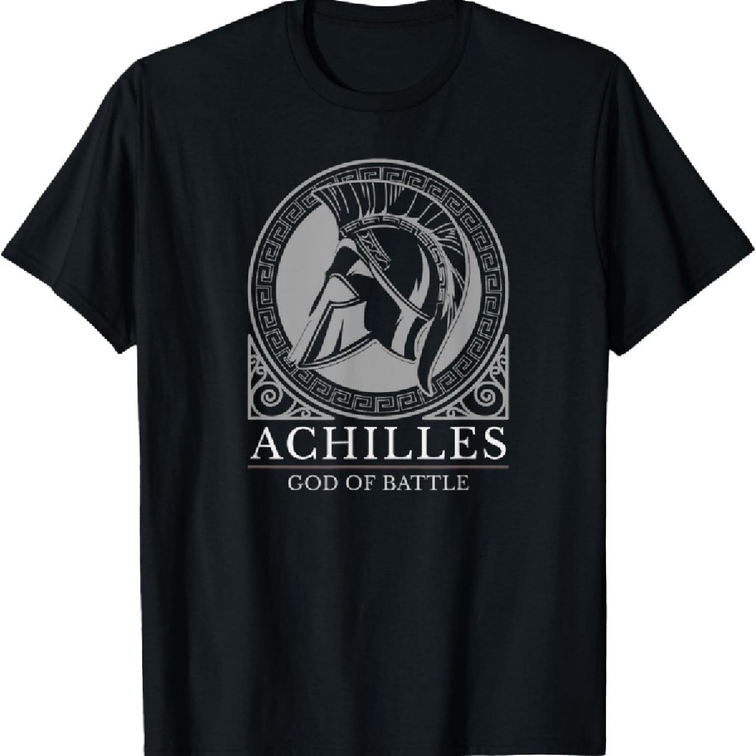 

Achilles God of Battle Ancient Greek Mythology Greece Achill T-Shirt XXXXXL