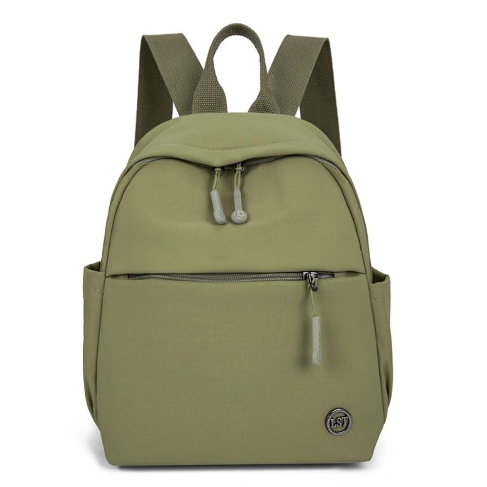 Stylish Lightweight Travel Backpack Breathable Large Capacity Rucksack Wearproof Portable Ladies Bag Casual Use зелёный