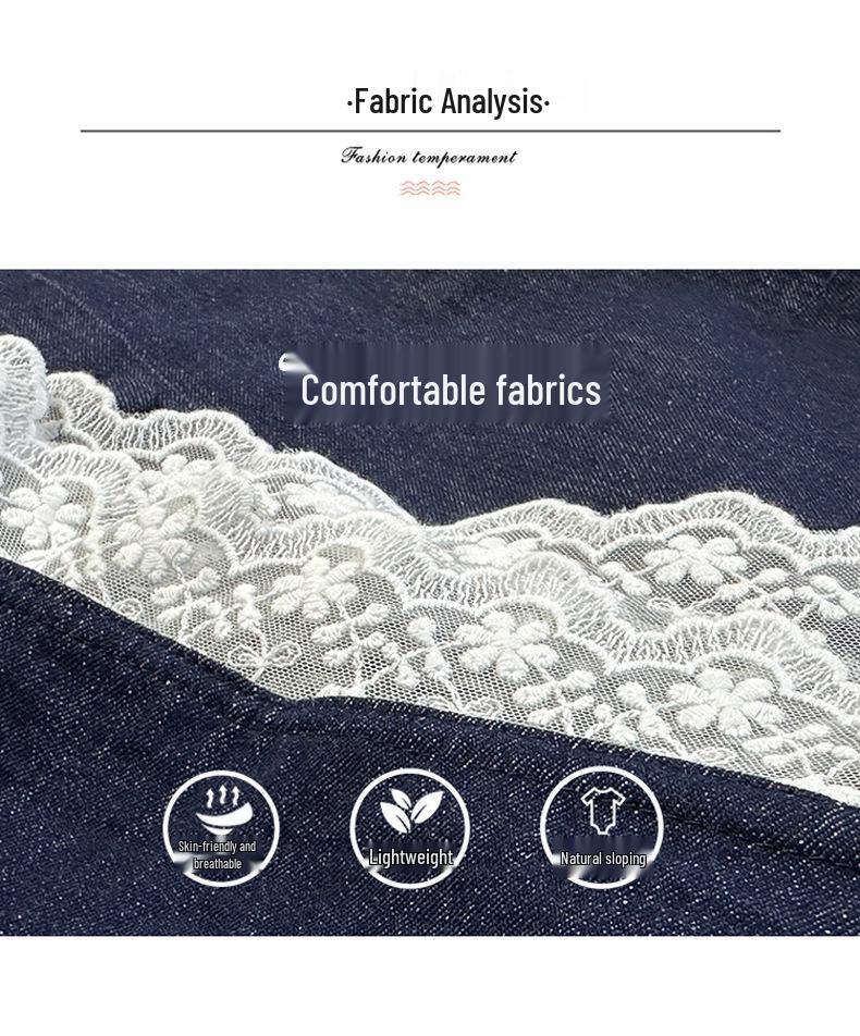 Chic 2025 Summer Denim Skirt Set: Slimming Vest & Midi Skirt for Women