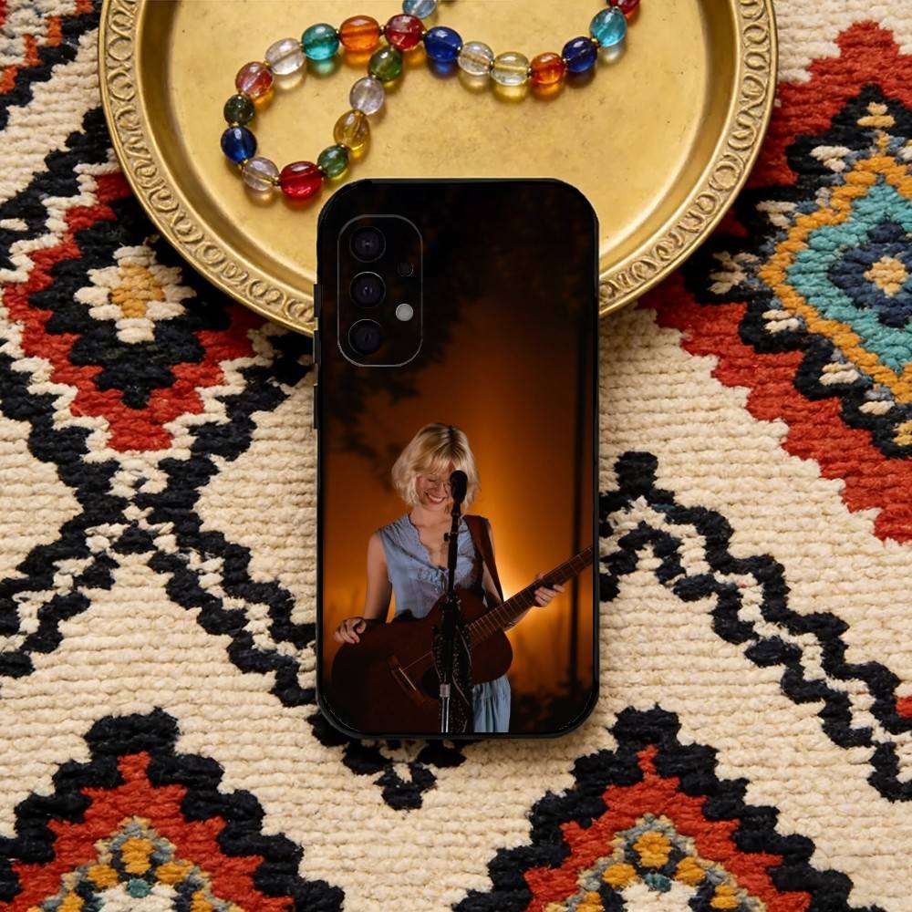

Singer Maisie Peters Phone Case For Samsung S25,24,23,22,30,21,10,9,Ultra,Plus,FE 5G Black Soft Case Samsung S24ULTRA
