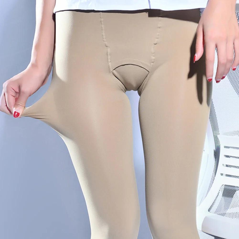 Mens Open Crotch Thermals Trousers Long Johns Warm Underwear Baselayer Bottom Thermol Tights Elastic Long Leggings For Male