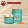 Nous Face Wash Herbes Kumkumadi Ubtan 50g, Nettoyant Ayurvédique Éclaircissant avec Curcuma Safran argile bentonite et Boue de la Mer Morte, Réduire les Taches Brunes,
