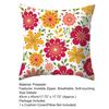 Cushion Cover Soft-touching Wide Application Portable Modern Floral Print Pillow Case Home Decor